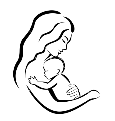 mother-and-baby4-vector-826407.jpg (380×400) | Mother and baby images ...